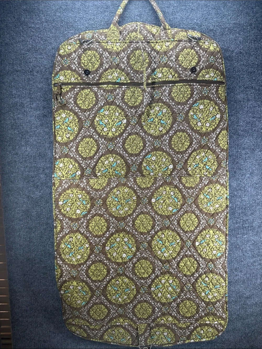 Vera Bradley Garment Bag Quilted Cotton Sittin In A Tree